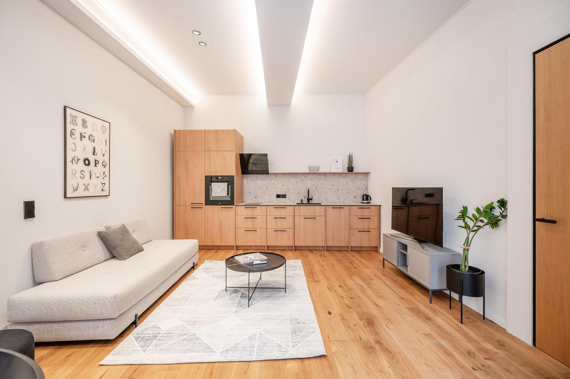 Apartment Newly Furnished Town Hall By Reside Baltic Wilna